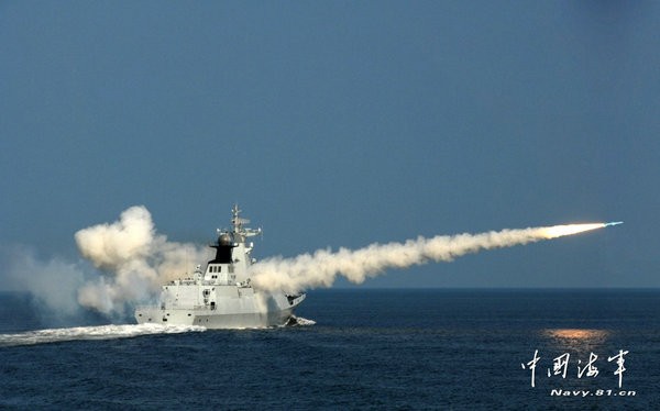 Hạm đội Đông Hải, Hải quân Trung Quốc diễn tập phóng tên lửa chống hạm